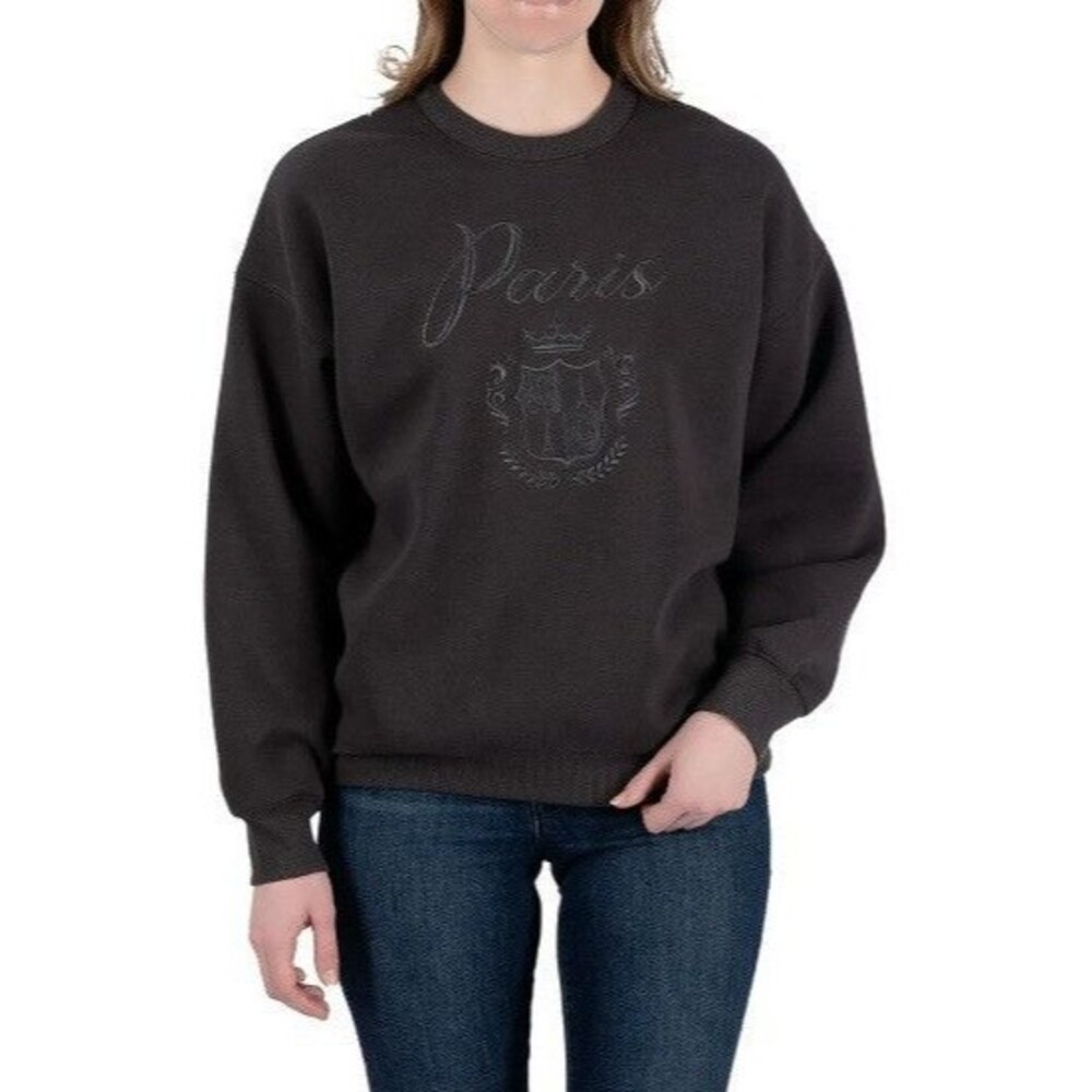 NWT Women's State of Mine Paris Crewneck Pullover Sweatshirt Large L